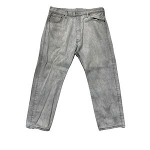 Levi's 501 Straight Fit Grey‎ Cotton Jeans 38 X 30